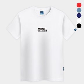 대칭 마니아 라운드 반팔티 남녀공용 빅사이즈 S~4XL 박스티 면티 커플티 단체티 티셔츠