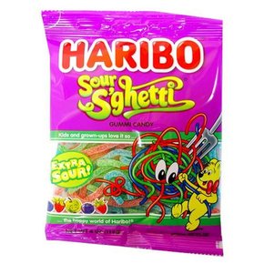 Haribo하리보 오브 아메리카 - 컨펙셔너리 사워 스게티 113.4g