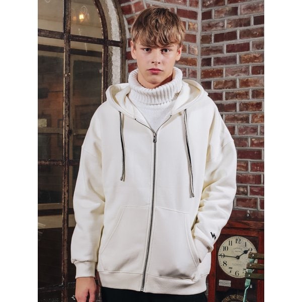 와핑 후드집업 크림 JJOT7203