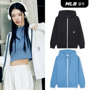 MLB [코리아공식][노정의착용] 베이직빅로고양면지 후드집업(3COLOR)