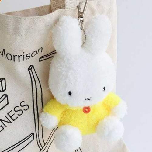 미피 가방고리 인형 옐로우 열쇠고리 가방키링인형
