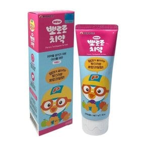 뽀로로 치약 혼합과일향 1개//저불소 무파라벤 어린이