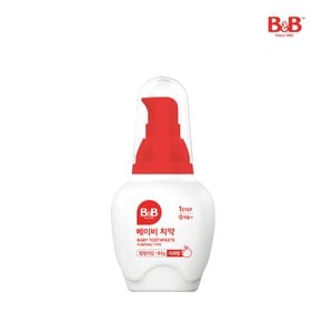 1단계 신생아 치약 액상타입 80g(사과향) 무불소