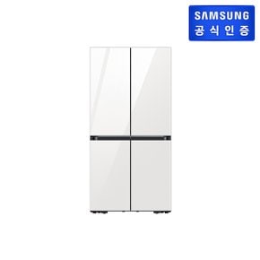 [쓱설치] BESPOKE 4도어 냉장고 RF60DB9KF2J35 (색상:글램화이트)