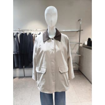 NICE CLAUP [여주점] [나이스클랍] 카라 코듀로이 배색 자켓 A261PWU202