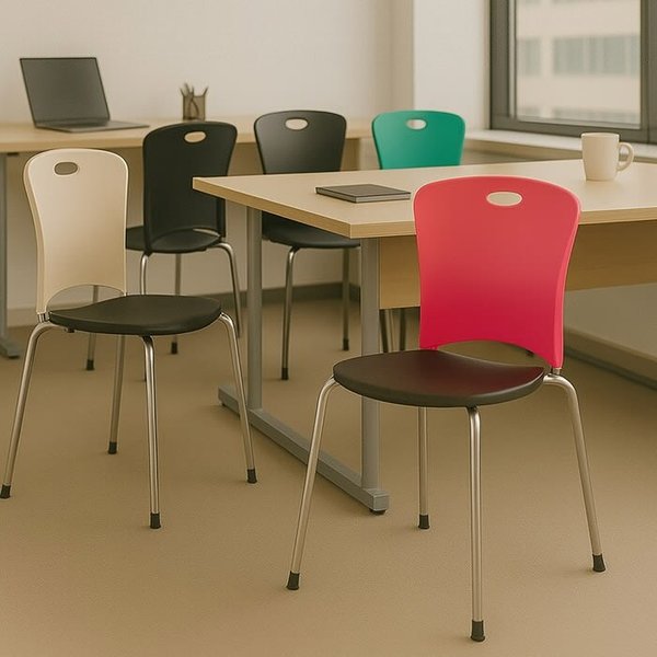 쌓아서 정리 OK! 손잡이 달린 이동형 의자 1+1 WB653