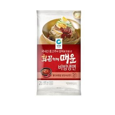 청정원 화끈하게매운 비빔냉면 2인420g(의정부점 소비기한:24.8.21일)