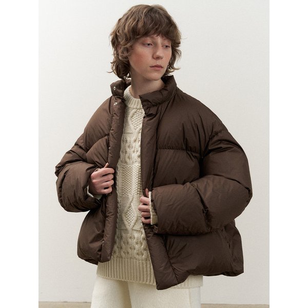 Dolo Short Padding Jumper (Brown)