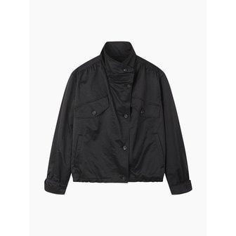 시슬리 콜린스 하이넥 점퍼_BK