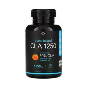 스포츠리서치 비건 CLA 1250mg 90소프트젤 공액 리놀레산 홍화유