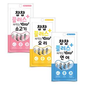 찹찹플러스 60g 3+3 / 강아지간식 / 습식간식 / 유산균