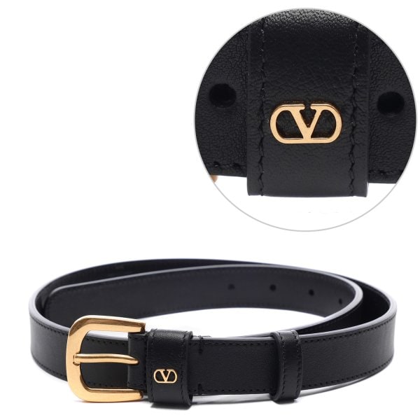 [부산점] 25FW 여성 브이로고 시그니처 벨트 (7W2T0SM1 PPU 0NO 25F)