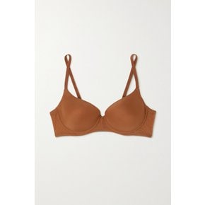 Naked Stretch-tulle Underwired T-shirt Bra 라이트 브라운