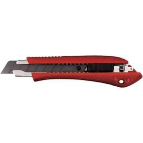 일본 올파 커터칼 Olfa Red Utility Knife with Auto Locking Snapoff Blade and Rubber Grip 15