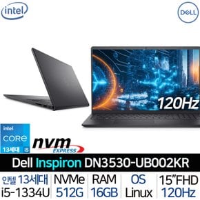 델 2024 인텔 i5 FHD 120Hz 사무용 대학생 가성비 노트북 인스피론 15 DN3530-UB002KR_T1