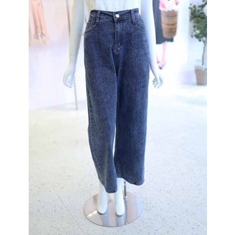 올리브데올리브 [여주점] 여성 백 밴딩 세미와이드 데님 팬츠 청바지 YJ6ML734