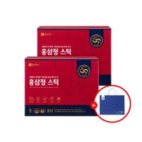 홍삼정 스틱(30포) 2박스 (총60포)+쇼핑백2개[34483814]