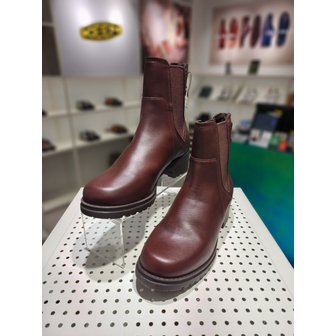 콜한 [여주점] Camea WP Chelsea Bootie_ 소가죽 브라운 여성 부츠  CHSO3F231W3