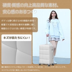 [BTM] l suitcase TSA 가방 캐리 케이스 초경량 대형 저소음 캐리 백 사이즈 후크 기능 첨부 7박