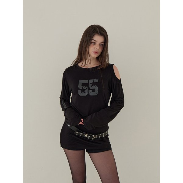 55 루즈핏 롱슬리브 (블랙)