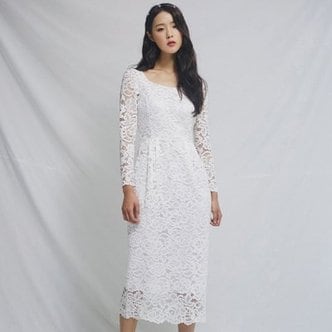 텐바이텐 [CLAIR DE LUNE] TIFFANY DRESS WHITE