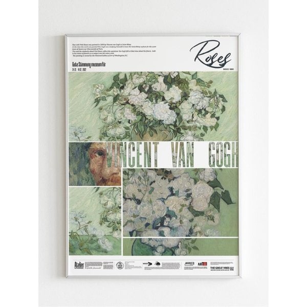 인테리어 아트 포스터 _ Roses (A1 5070 A2 A3 size/ frame3종)
