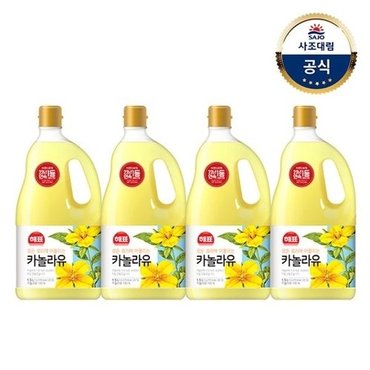 대림선 [사조대림] 해표 카놀라유 1.5L x4개