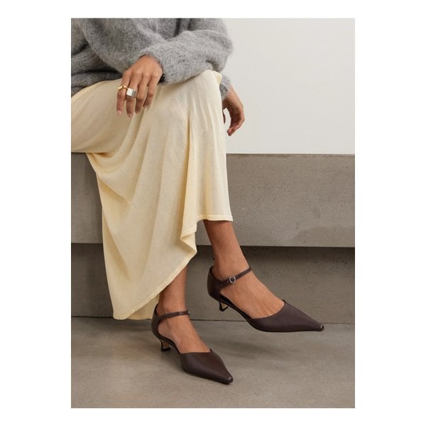 에이디 틸리 가죽 펌프스 다크 브라운 46376663162886095