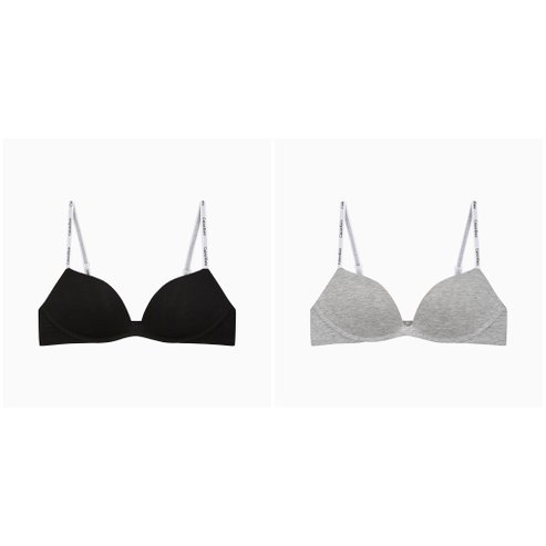 Calvin Klein Underwear 25SS CK 여성 아이콘 코튼 모달 AF 푸쉬업 브라 2종 택1(QF8268AD-UB1/P7A)