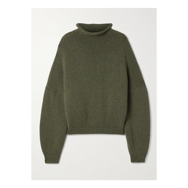 케이트 주니퍼 캐시미어 터틀넥 스웨터 그린 46376663162912910