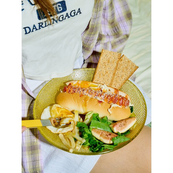 체키 다이닝 파스타볼 체크 접시 8 COLOR