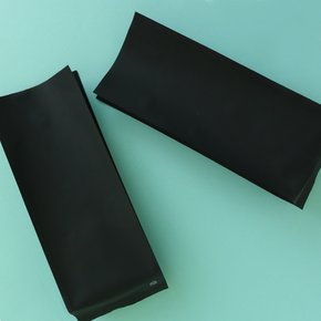 이지포장 두꺼운 블랙 무광 M방 스탠드 원두 커피 봉투 1kg 50매 기본형