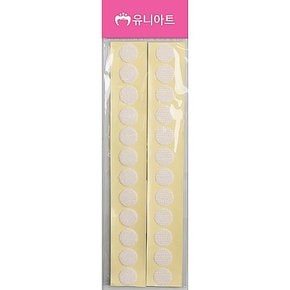 1000 원형찍찍이 15mm 흰색