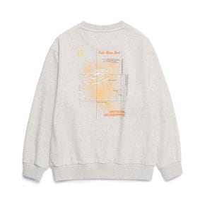 K263USW920 시즌 그래픽 맨투맨 OATMEAL