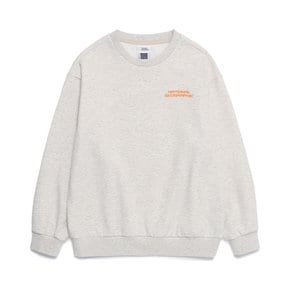 K263USW920 시즌 그래픽 맨투맨 OATMEAL
