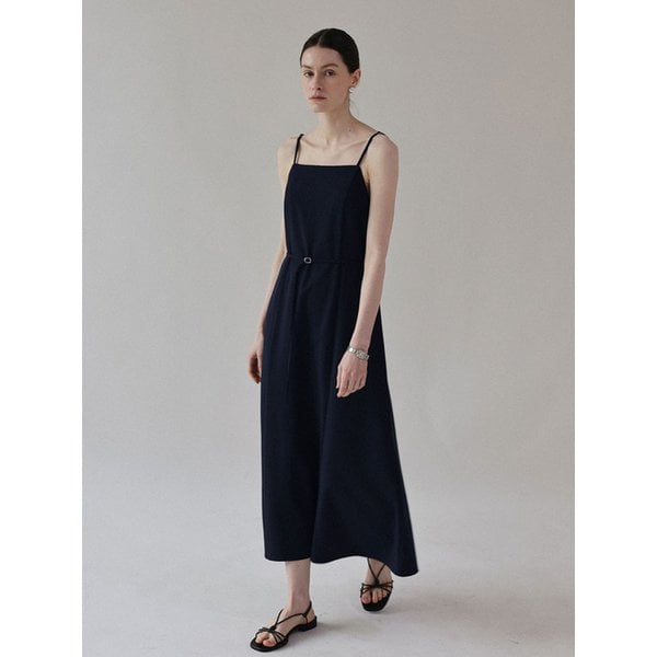 썸머 울 롱 원피스_navy