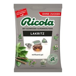 [해외직배송] 리콜라 무설탕 캔디 리코라이스 75g