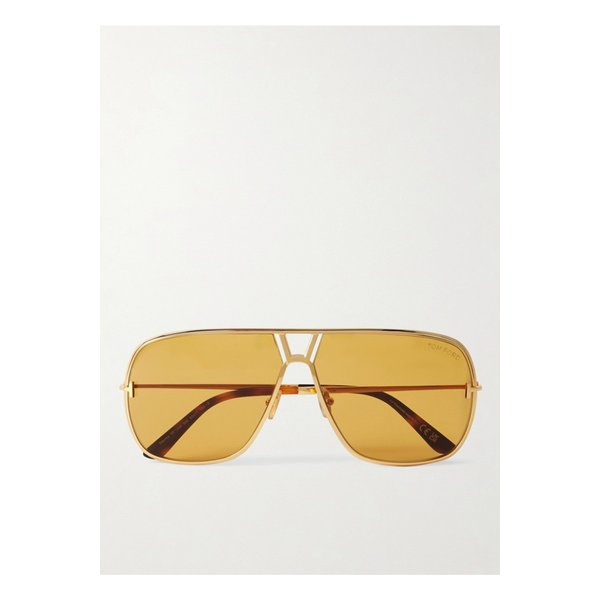 스타브로스 에비에이터 스타일 골드톤 선글라스 1647597359465082