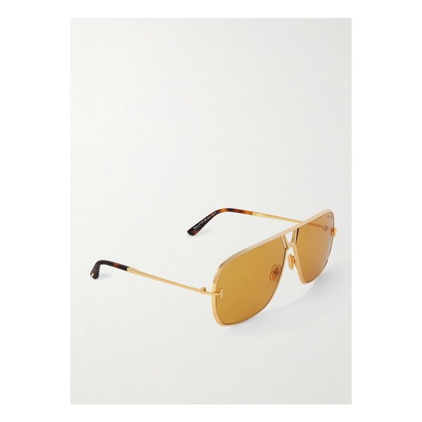 스타브로스 에비에이터 스타일 골드톤 선글라스 1647597359465082
