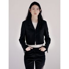 [Drama Signature] Cropped Tailored Blazer_5color