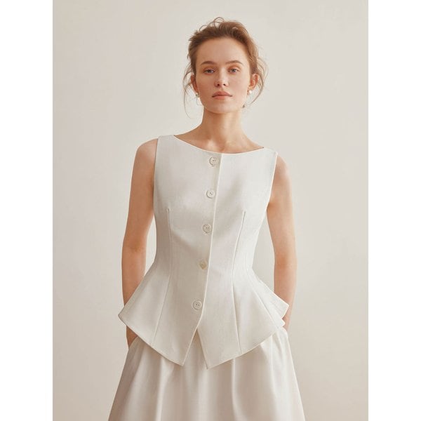 YY_Patchwork white vest