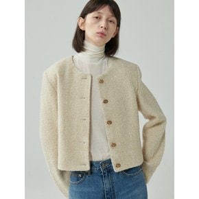 bookle tweed jacket_cream