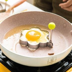 5종 1개 계란 후라이 별 꽃 틀 계란틀 달걀 프라이 모양틀 토핑