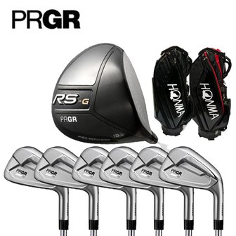 PRGR RS-G 남성드라이버 10.5R + 01 6아이언세트 (샤프트선택)+캐디백포함 몬 SA3506758