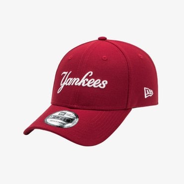 뉴에라 MLB?뉴욕 양키스 스크립트 로고 볼캡 스칼렛 14561877