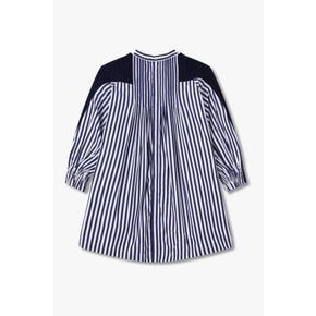 [사카이] CLASSICS  여성 울 니트 믹스 포플린 풀오버 6415330103