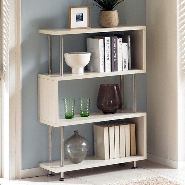 밸런스 수납선반 겸 파티션책장 4단