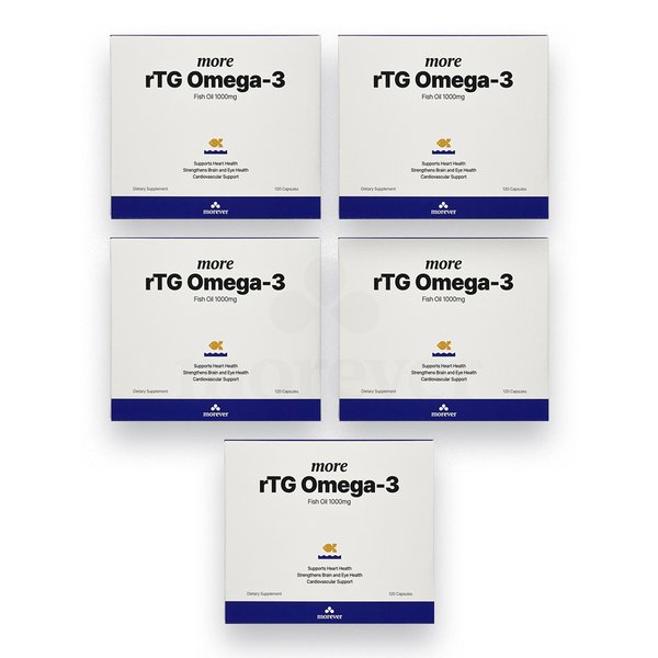 모에버 모어 알티지 오메가3 120캡슐 5개
