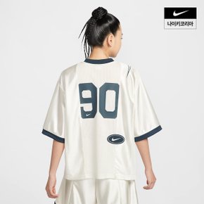 여성 나이키 스트리트 오버사이즈 반팔 그래픽 저지 HJ0281-133