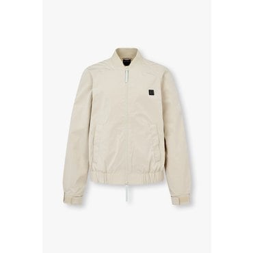 ARMANI EXCHANGE 여성 로고 패치 래글런 블루종( A425110503)라이트 베이지